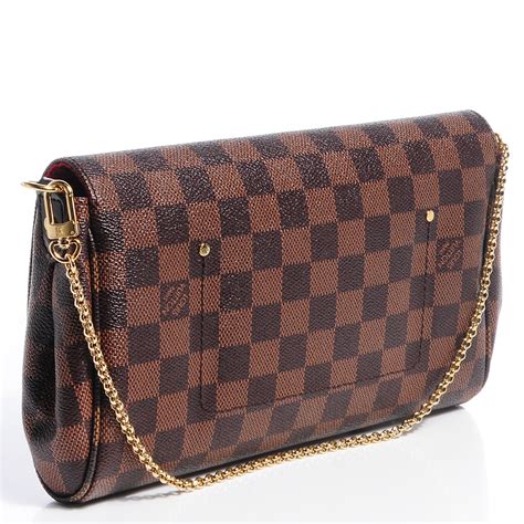 lv favorite mm damier ebene or monogram|LOUIS VUITTON Damier Ebene Favorite MM .